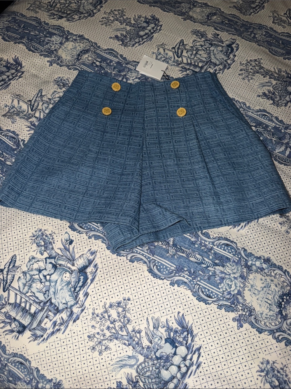 Sandro Bleu Jean Short NWT